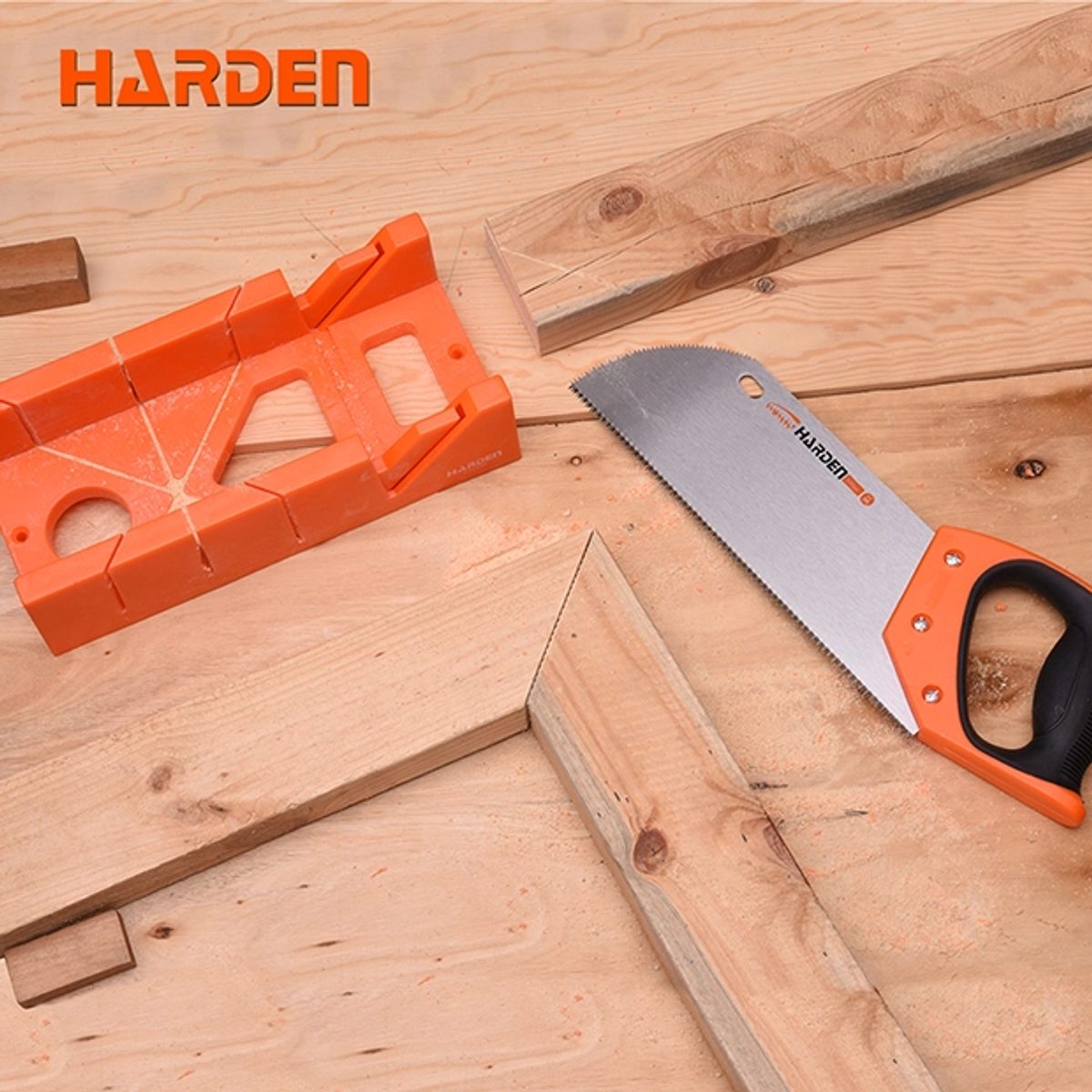 HARDEN 631246 Mitre Box With Back Saw-منشار 2