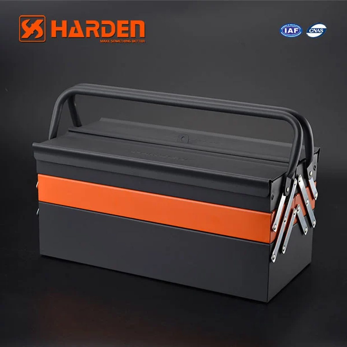 HARDEN 520203 Tool Box-صندوق عدة حديد 2