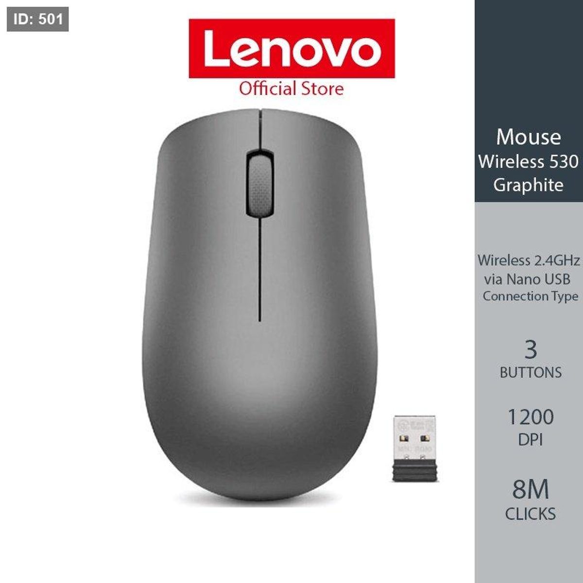 ماوس لاسلكي اصلي Lenovo 530 Mouse