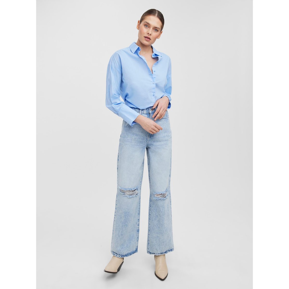 HIGH RISE REGULAR WIDE JEANS 3