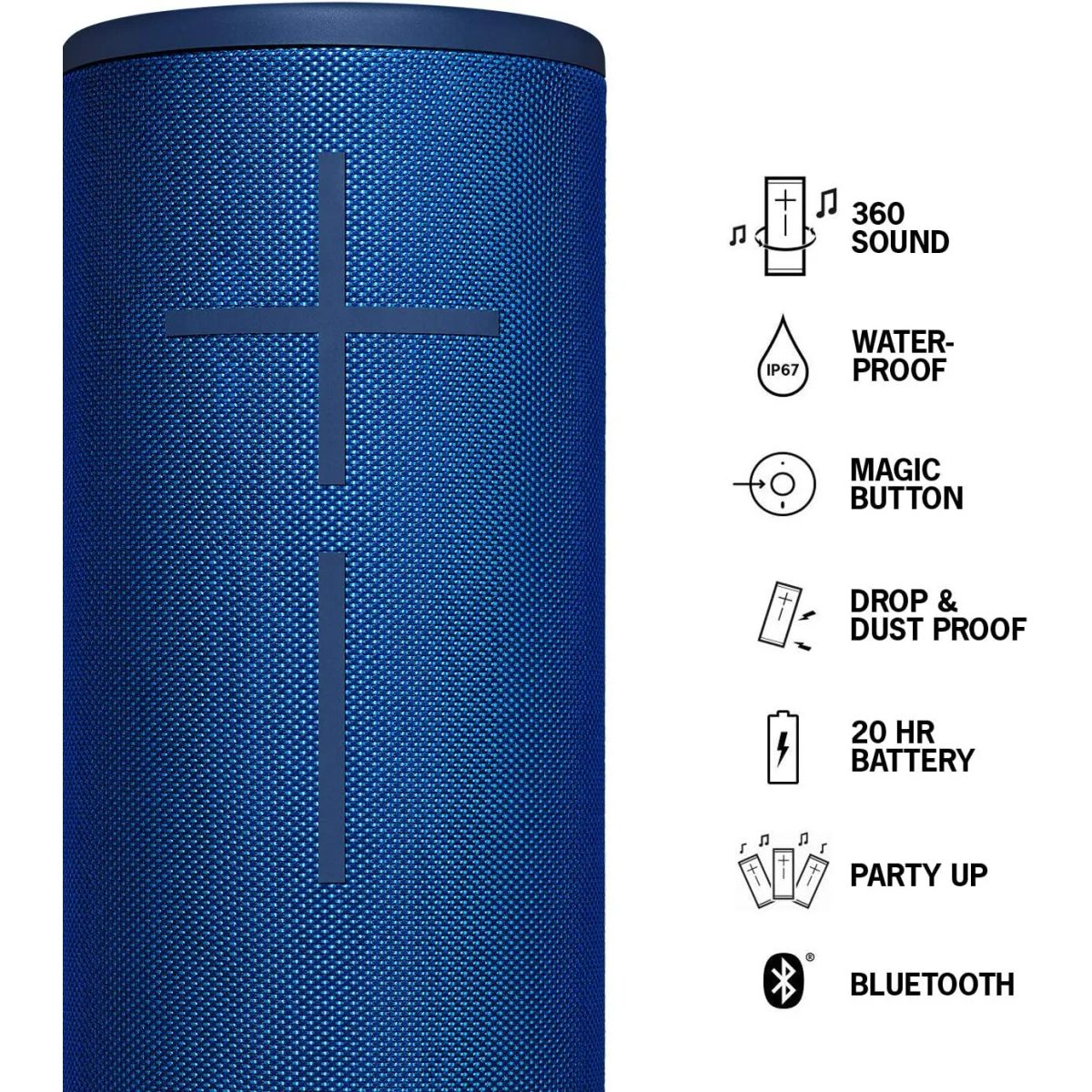 Logitech MEGABOOM 3 Wireless Bluetooth Speaker-سماعة بلوتوث سبيكر 2