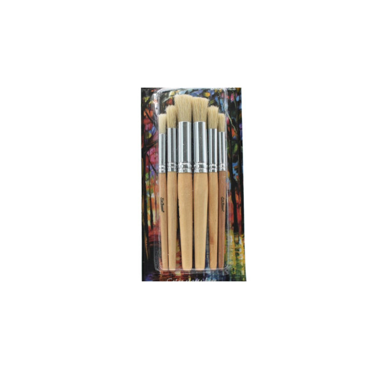طقم فراشي رسم عريض 1/6 رقم HB-3366