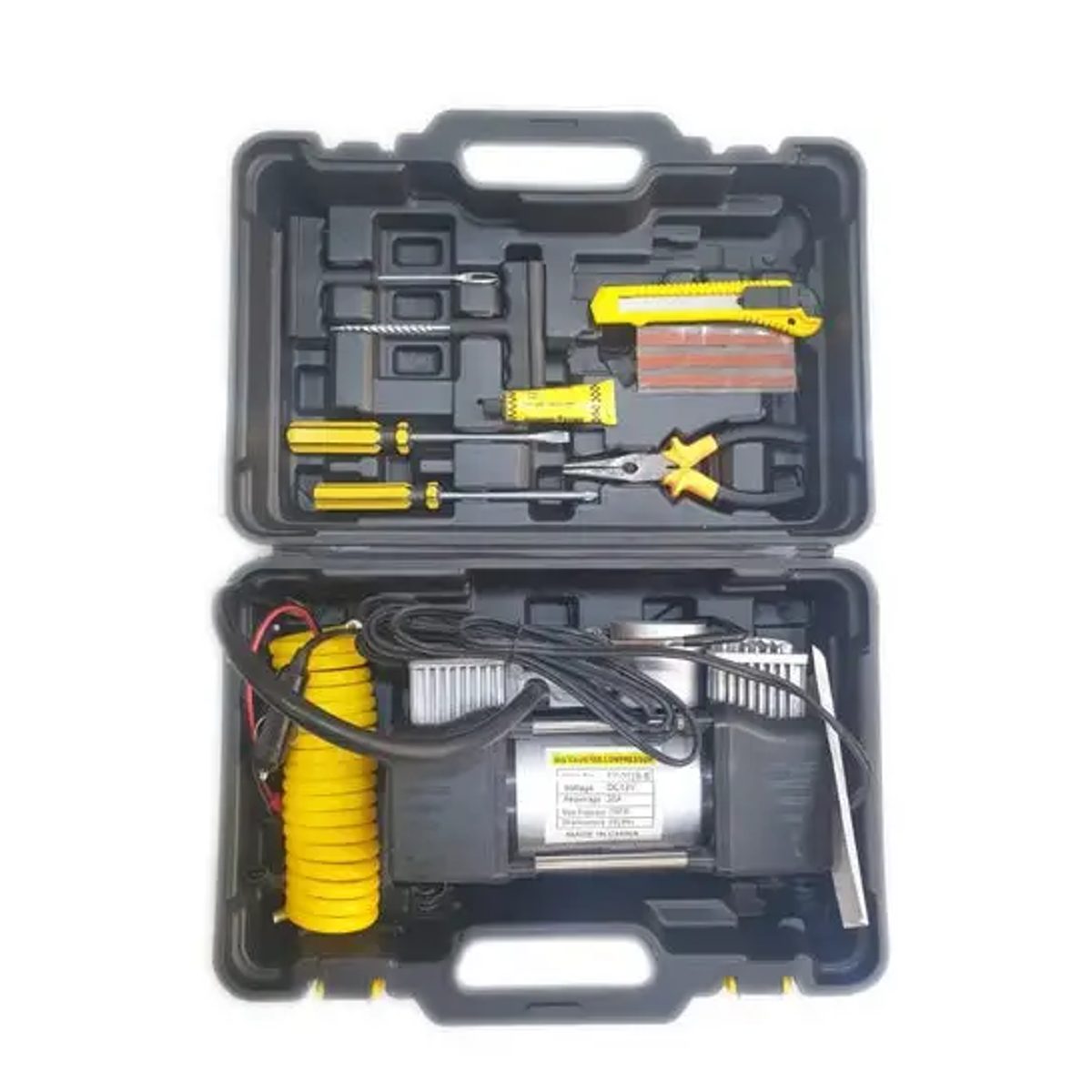 Air Compressor 150PSI-منفاخ سيارة مع طقم عدة -راسين