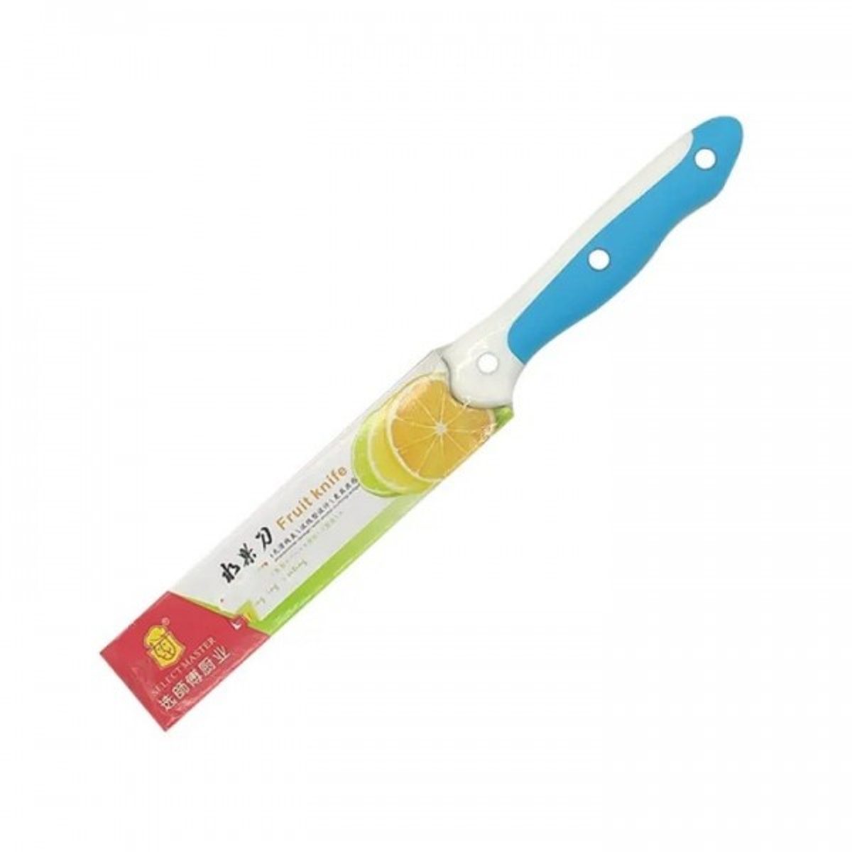 سكينة تقطيع فواكه يد عظم ازرق ابيض Fruit Knife