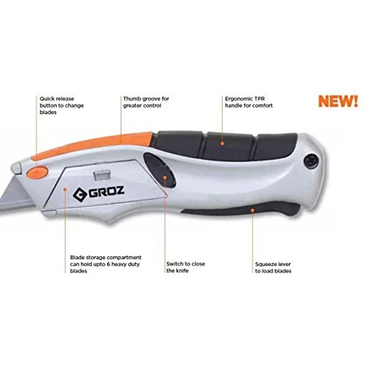 Groz  KNV/R/6 Retra Knife شفرة 2