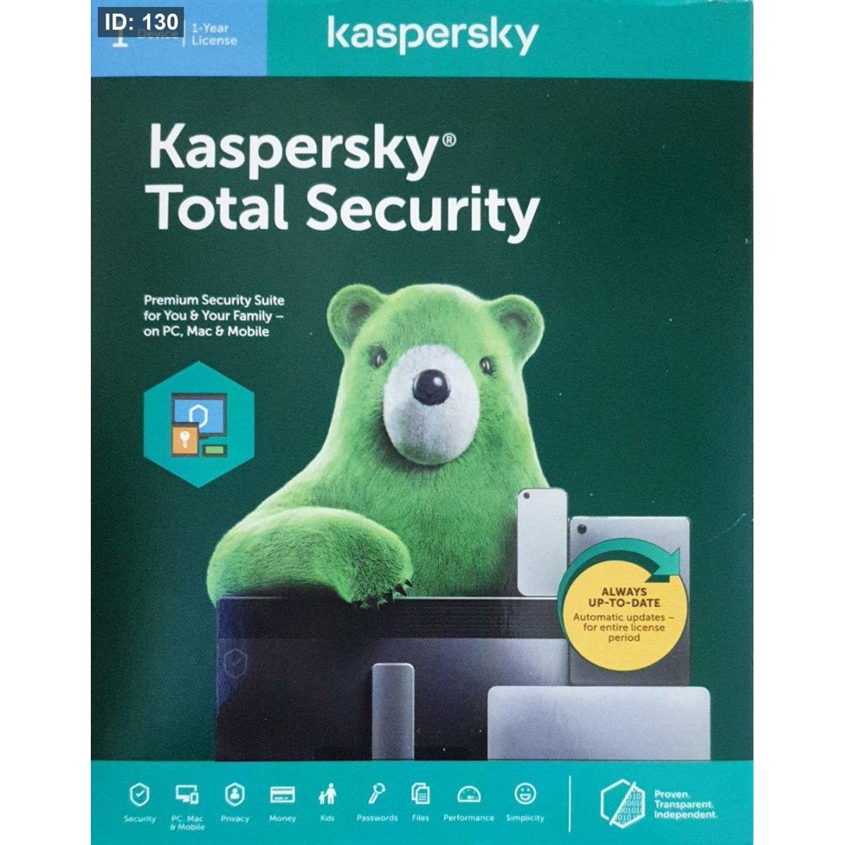 Kaspersky Total Security Latest Version- 1 Users, 1 Year