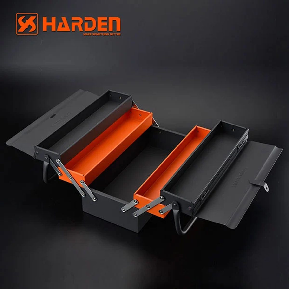 HARDEN 520203 Tool Box-صندوق عدة حديد 3