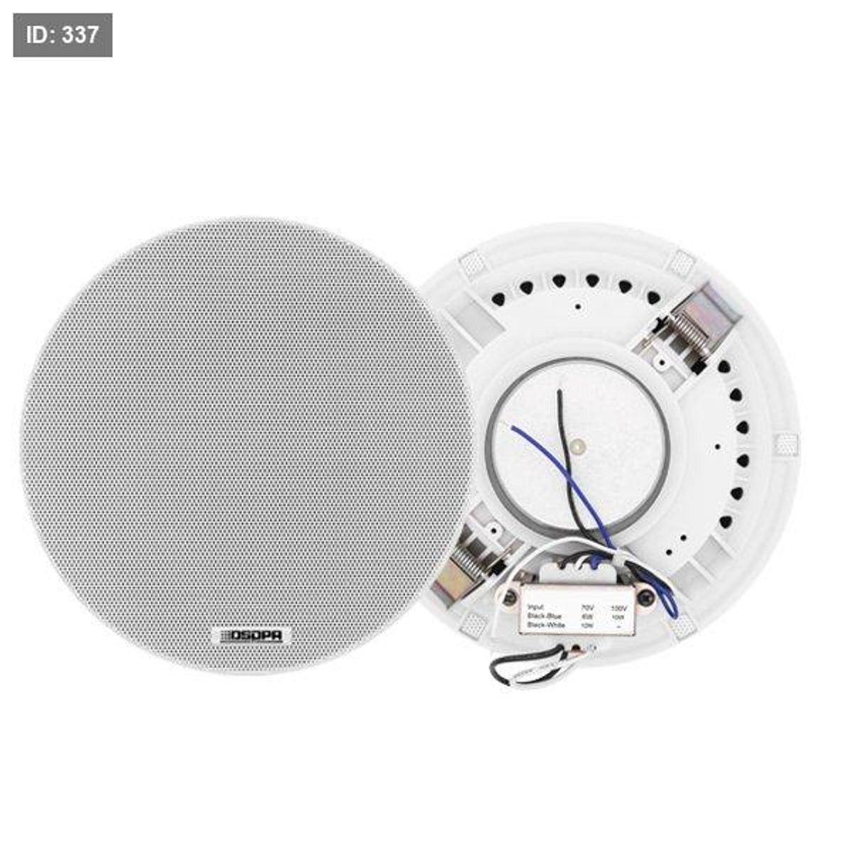 DSP7011 6.5 Inch Frameless 10W Ceiling Speaker with Transfomer