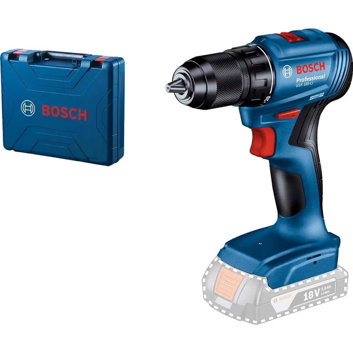 BOSCH GSR 185-LI -مقدح (درل) بطارية 18 فولت