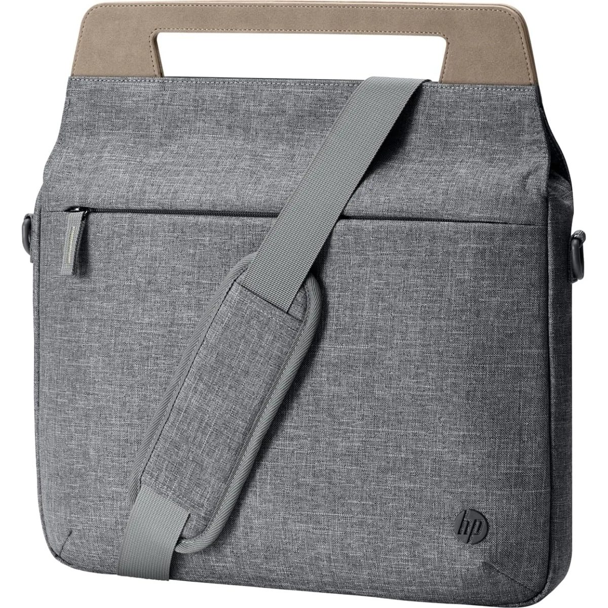 HP Renew 14 Grey Slim Briefcase (1A214AA) حقيبة لابتوب مقاس 14 انش سكني 2