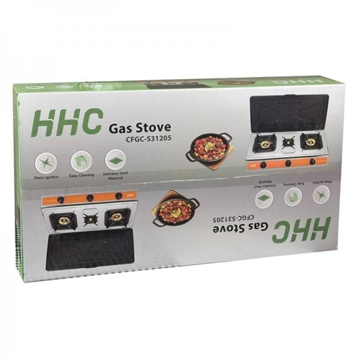 غاز 3 عيون ستانليس HHC CFGC-531205