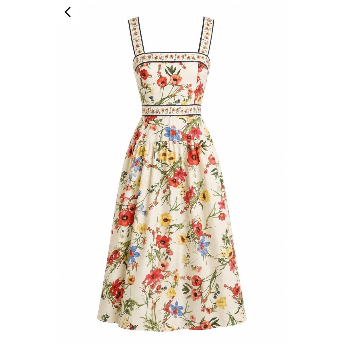 Floral tie - Detail Dress 3