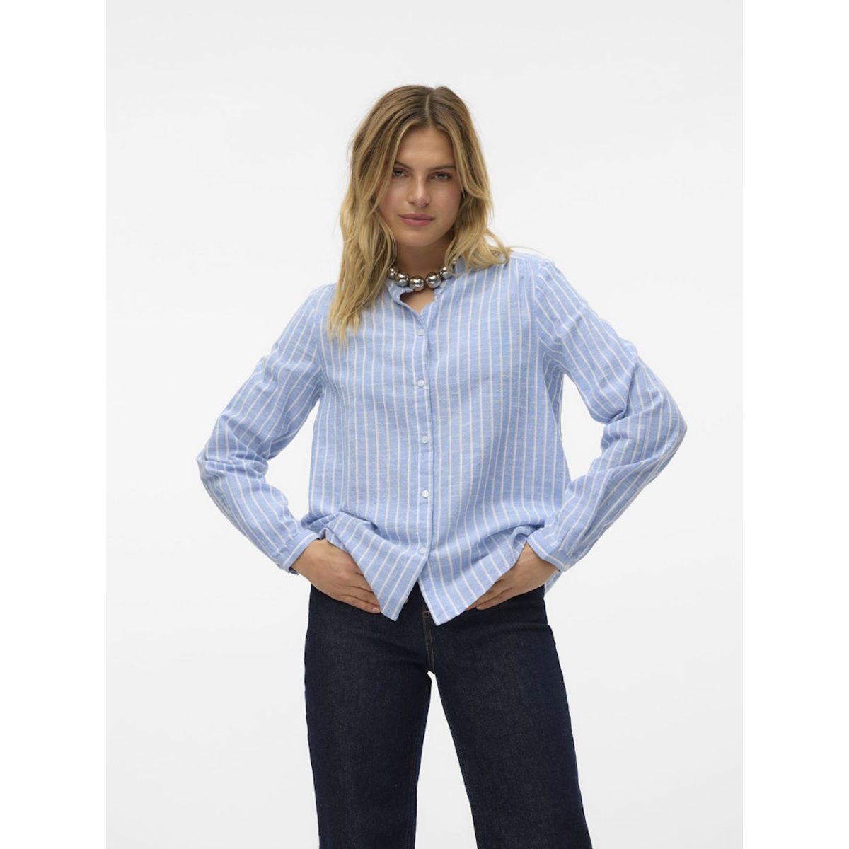 Light Blue Striped Shirt 4