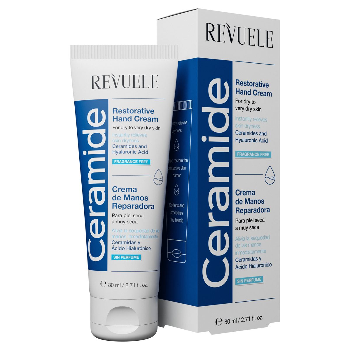 REVUELE CERAMIDE RESTORATIVE HAND CREAM-80ml