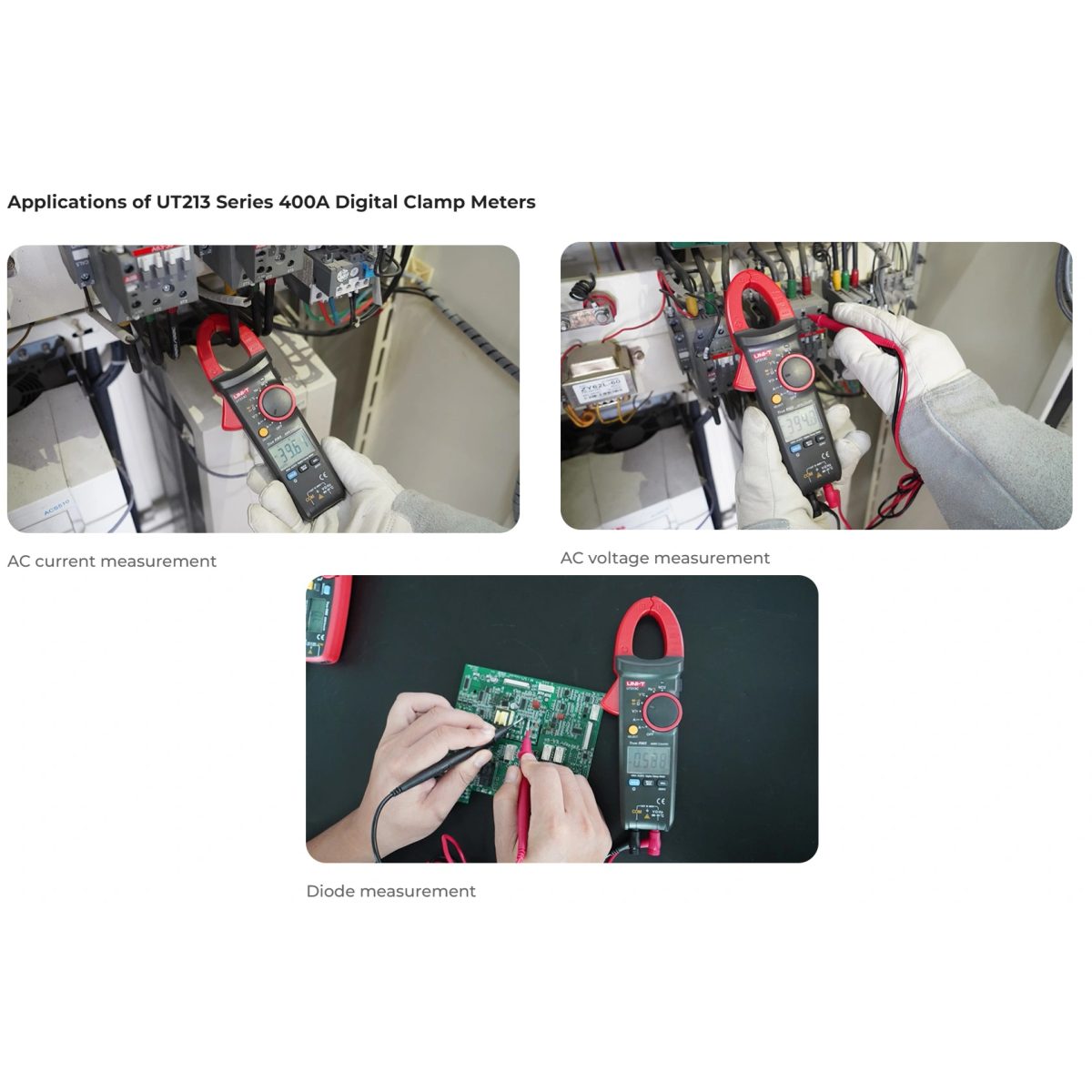 UNI-T UT213A 400A Digital Clamp Meters-كلامب ميتر 400 امبير 2