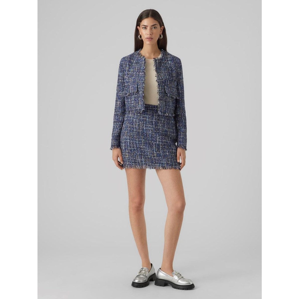 SHORT TWEED BLAZER 5