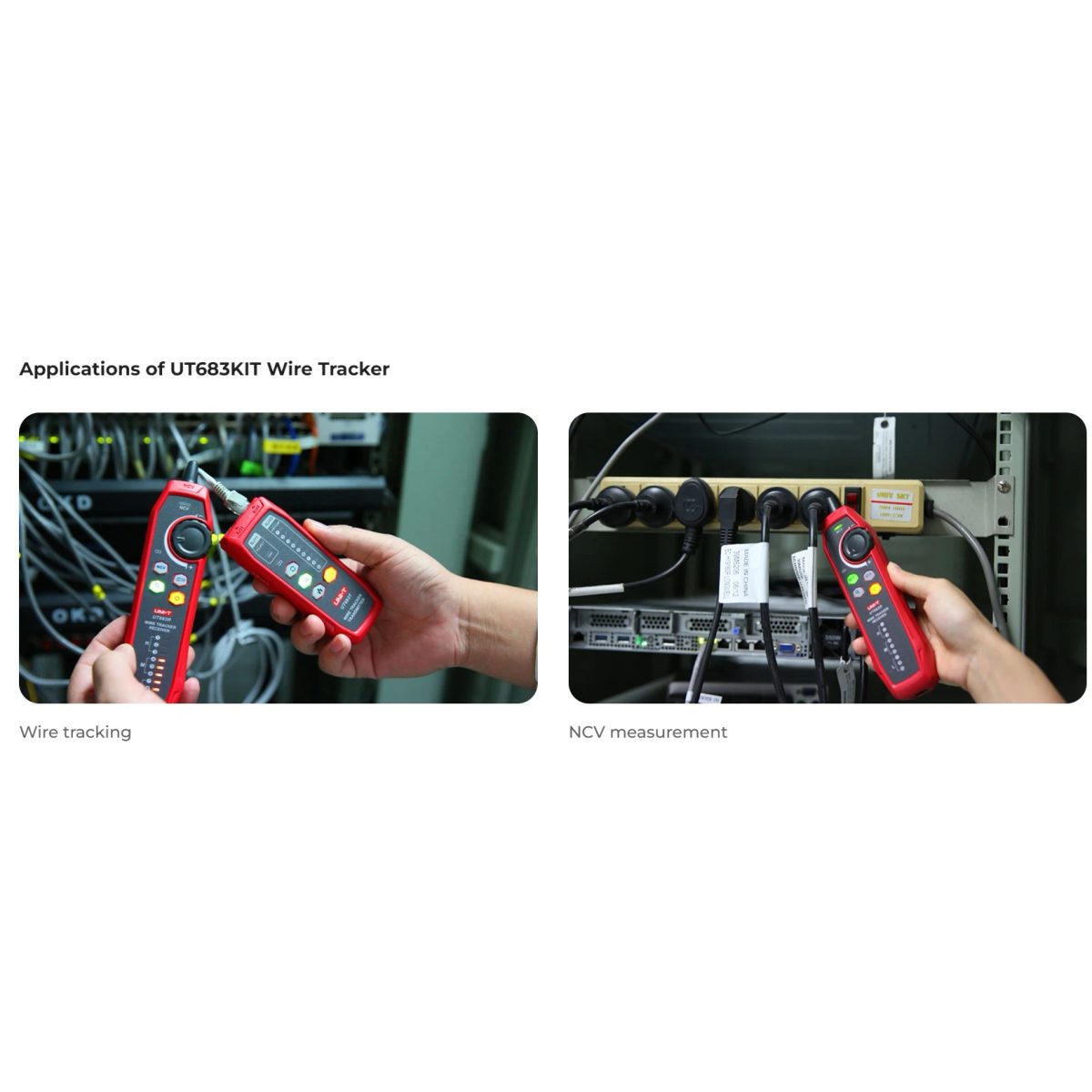 UNI-T UT683KIT Wire Tracker- جهاز فحص وتتبع الأسلاك 4