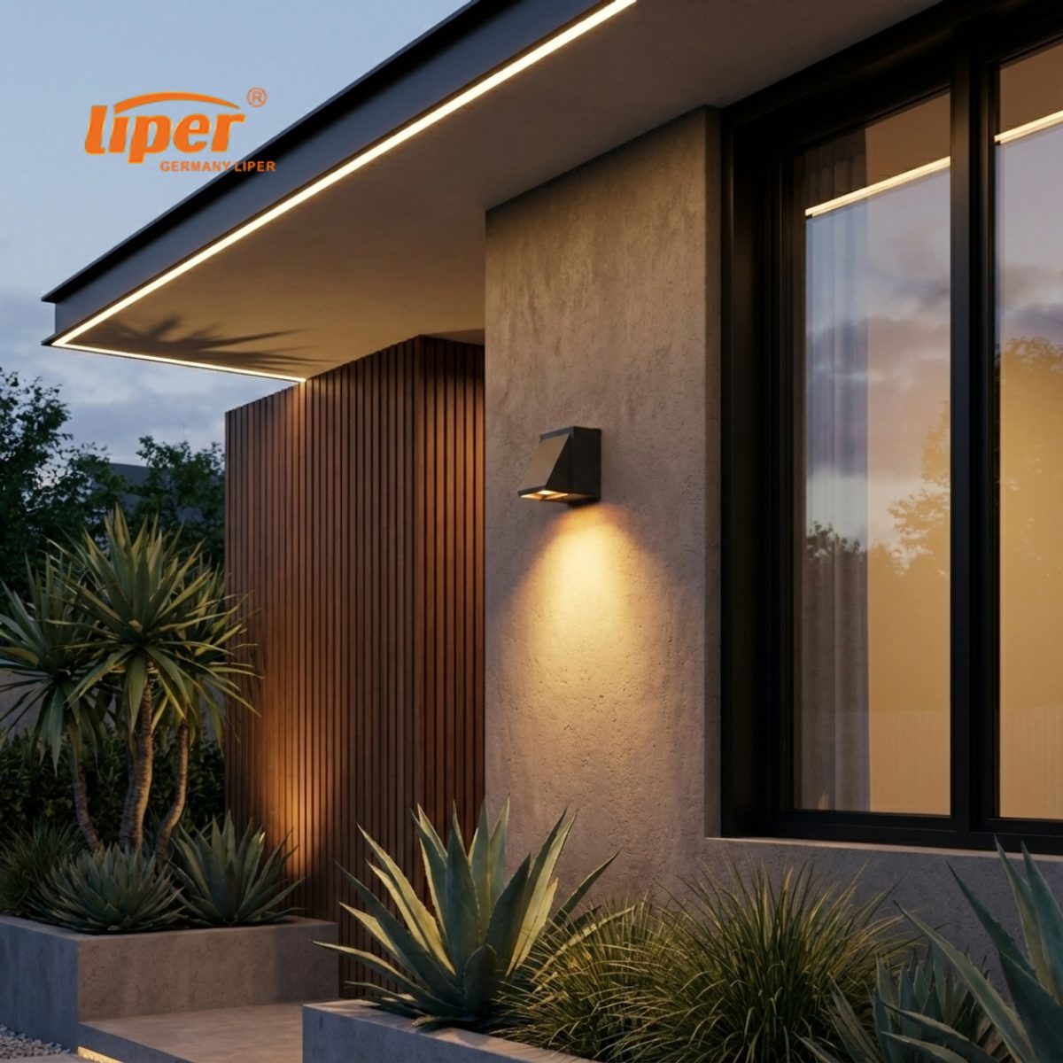 انارة جدار جانبية LIPER DOWN LIGHT 7W 2