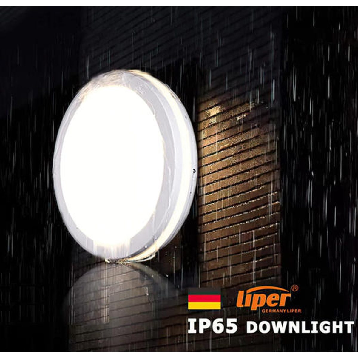 جلب مطري ابيض لد متغير لون مع ريموت LIPER ALFA 60W IP65 5