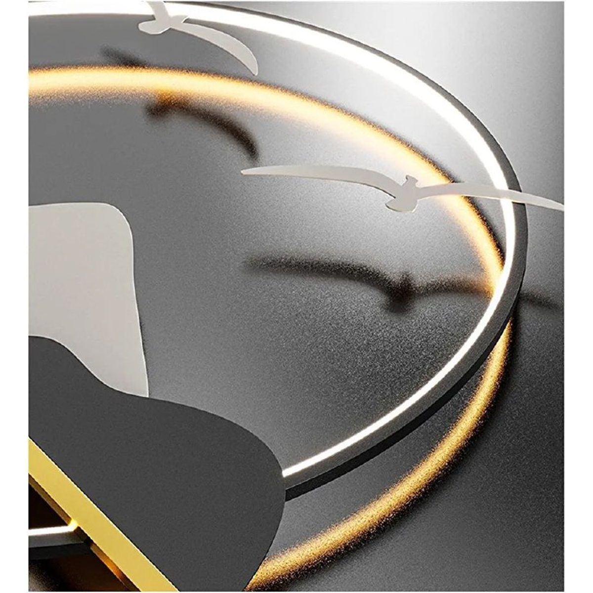 ثرية جنب B6036 / D1000 4000K 24W 100*50CM 4