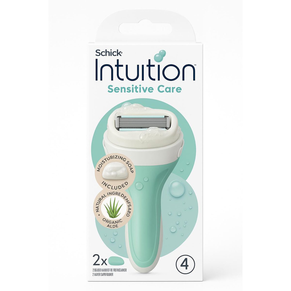 شفرات Schick Intuition للعناية بالبشرة الحساسة
