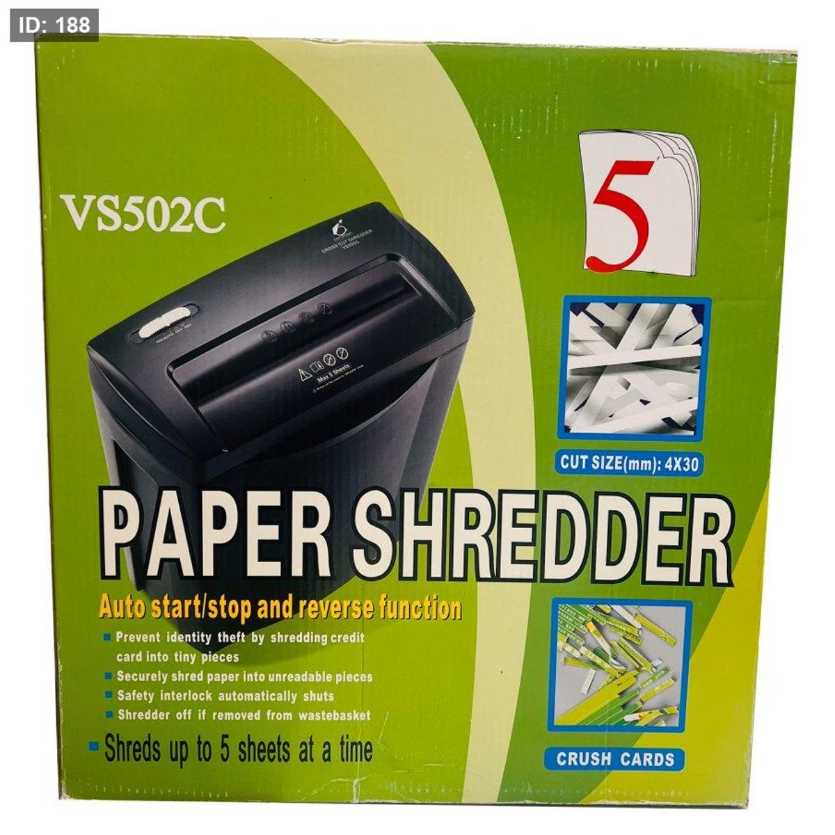 Paper Shredder VS502C