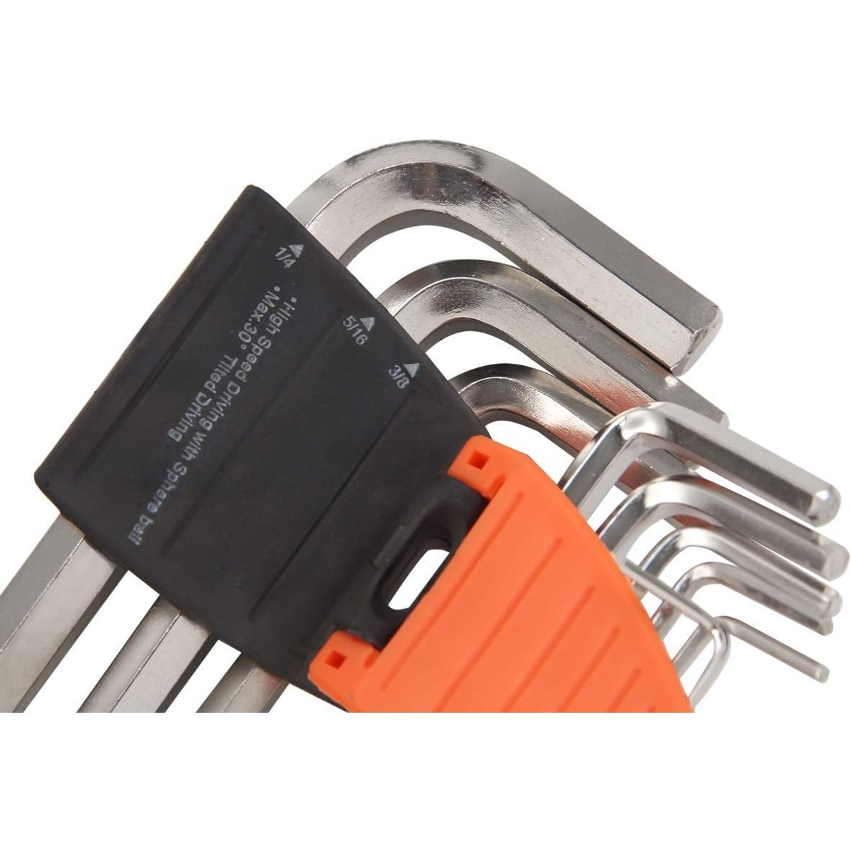 طقم مفاتيح سداسي KSEIBI Hex Key Wrench Set Short 9-PC SAE 3