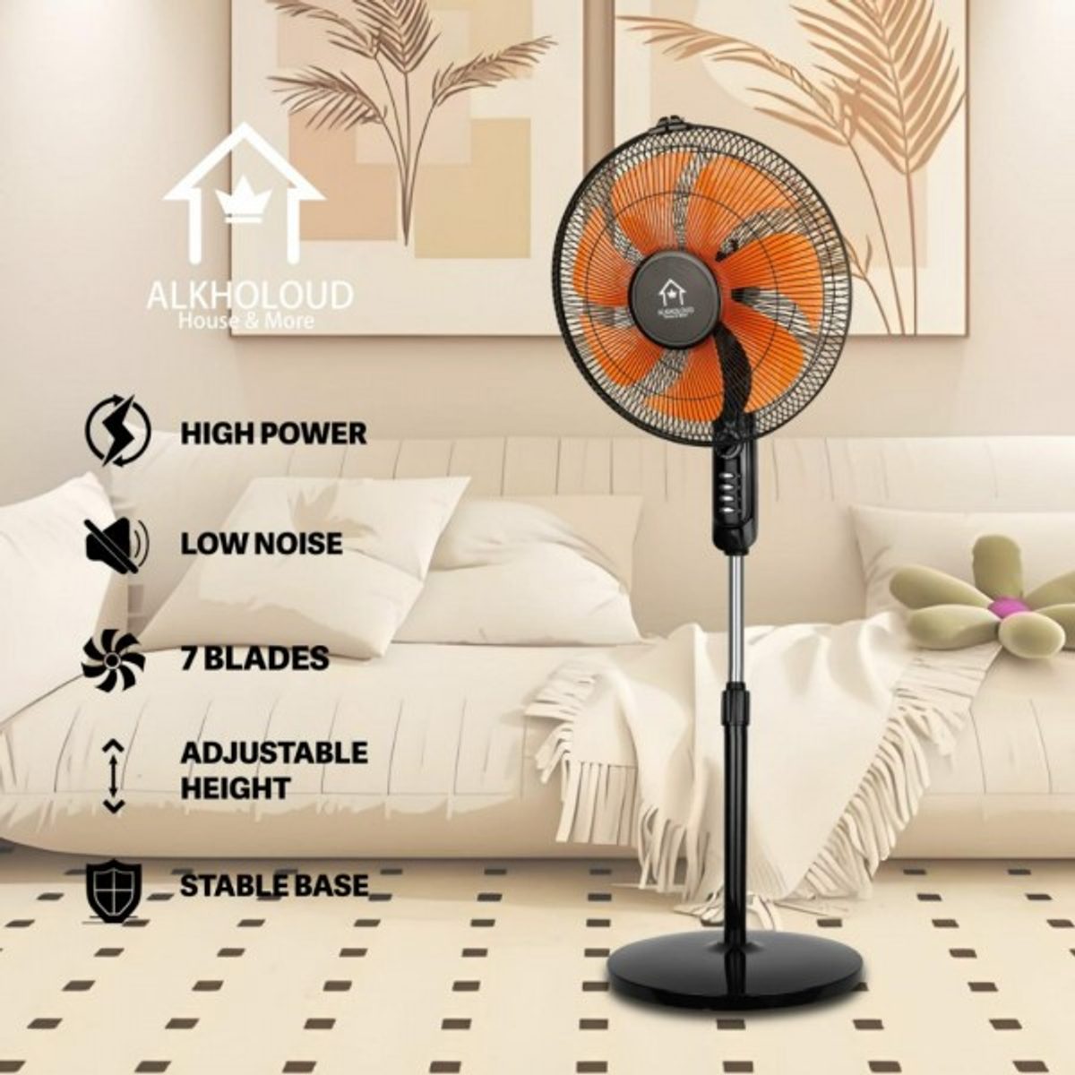 مروحة 20 انش خمس شفرات اورانج 135watt 9863-B