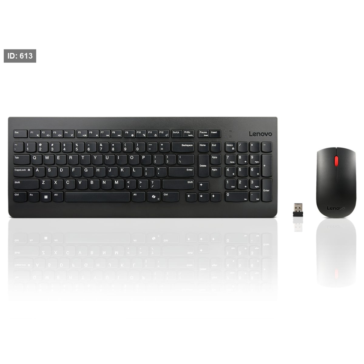 كيبورد + ماوس لا سلكي Lenovo 510 لون اسود