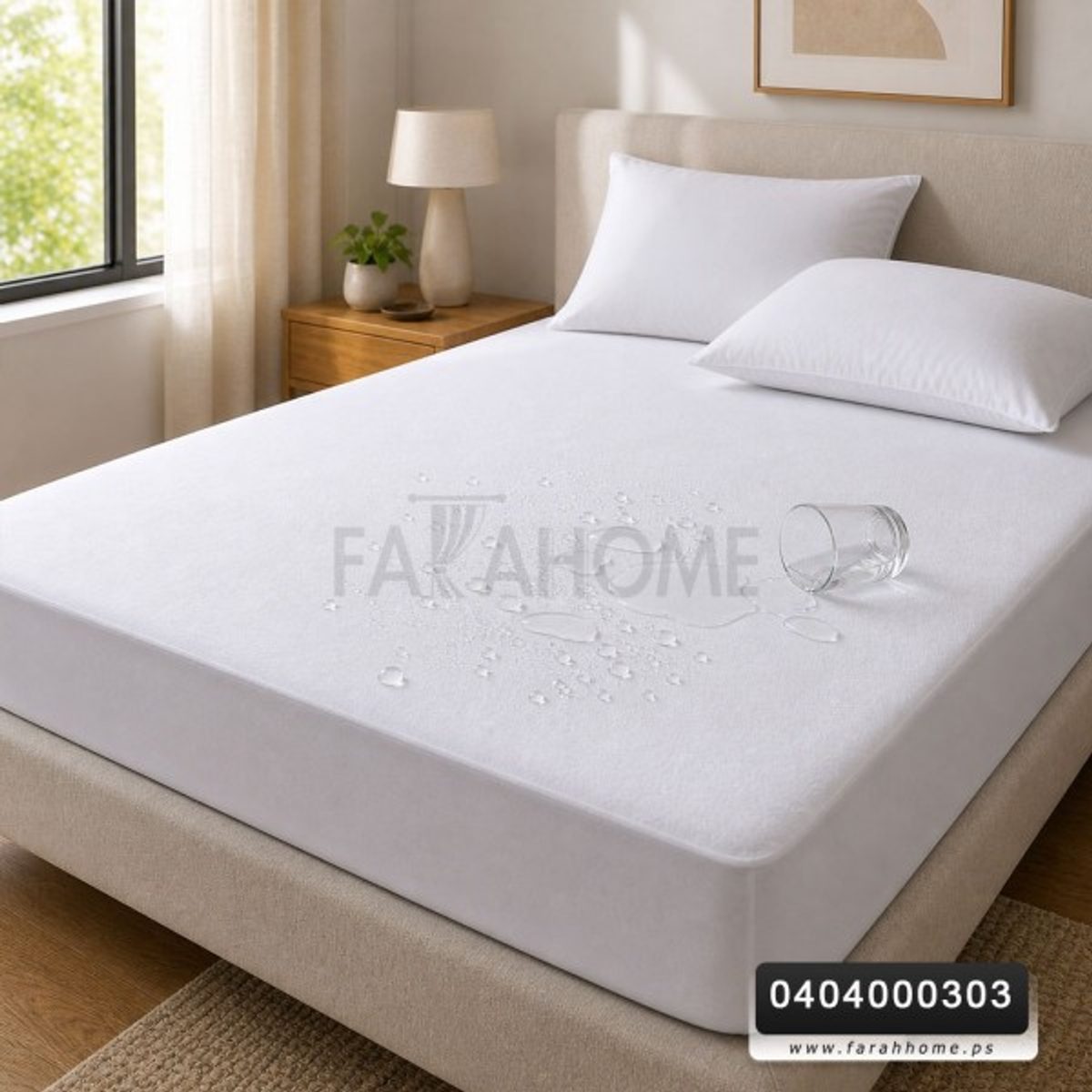 ملف واقي فرشة ماجين مجوز 180×200+30