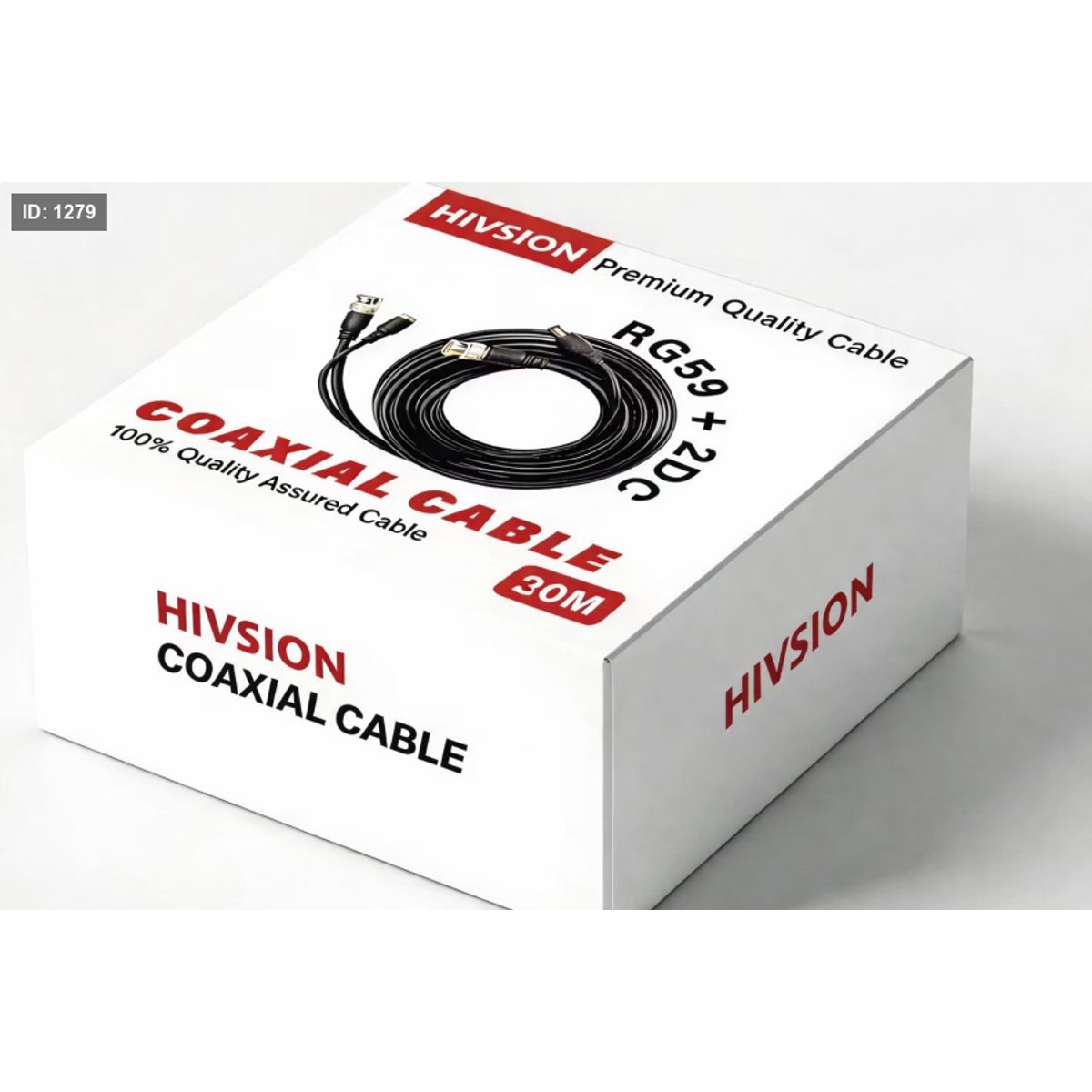 HIVISION CABLE CAMERA RG59+DC 30M 4K