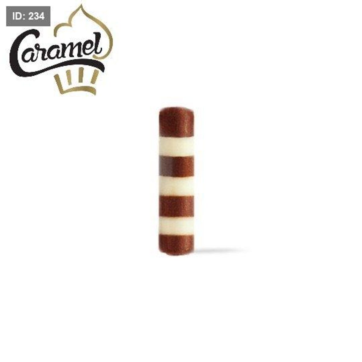شوكولاته للتزيين على شكل اصابع شوكولاته رول باللون الابيض و البني