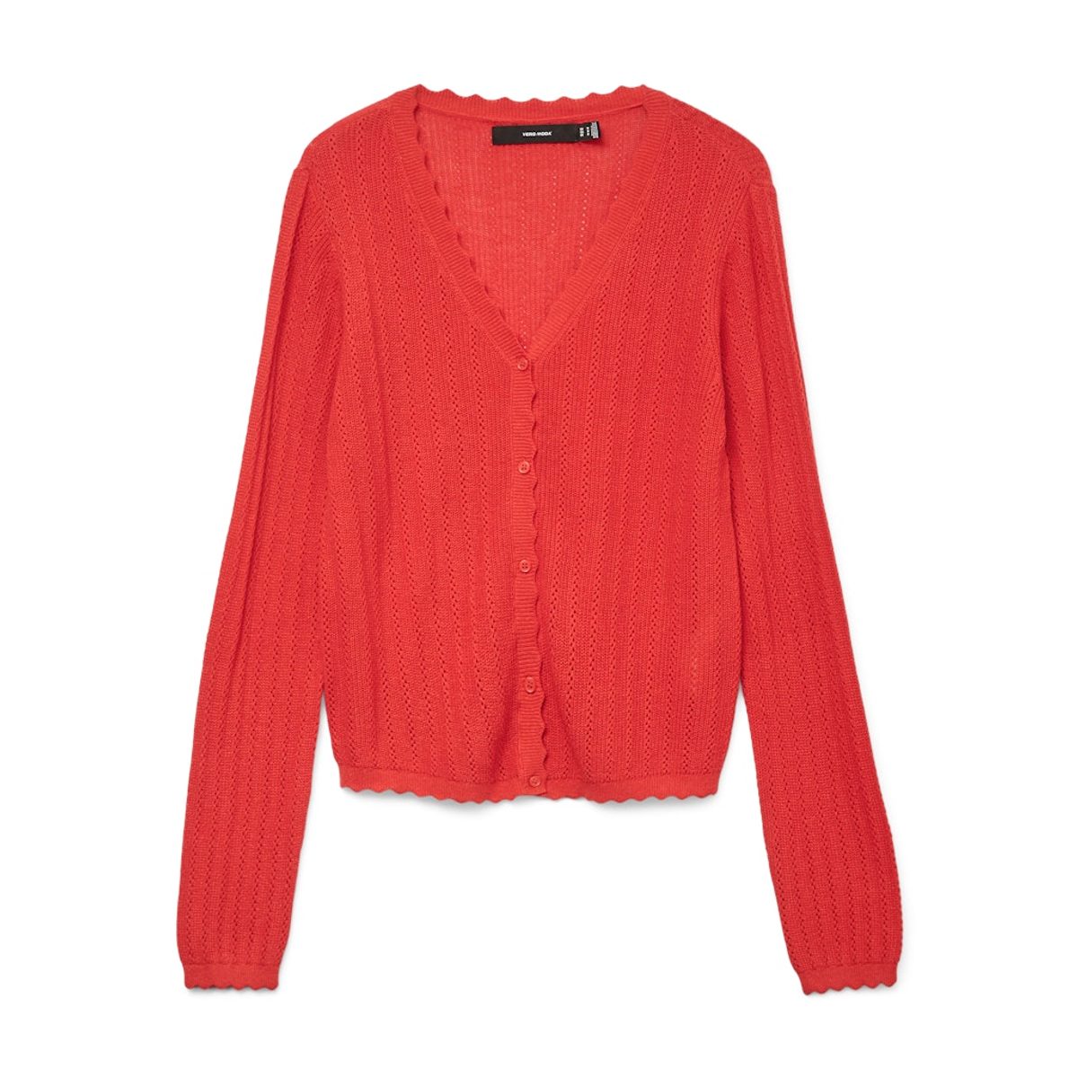 POINTELLE V-NECK CARDIGAN 6