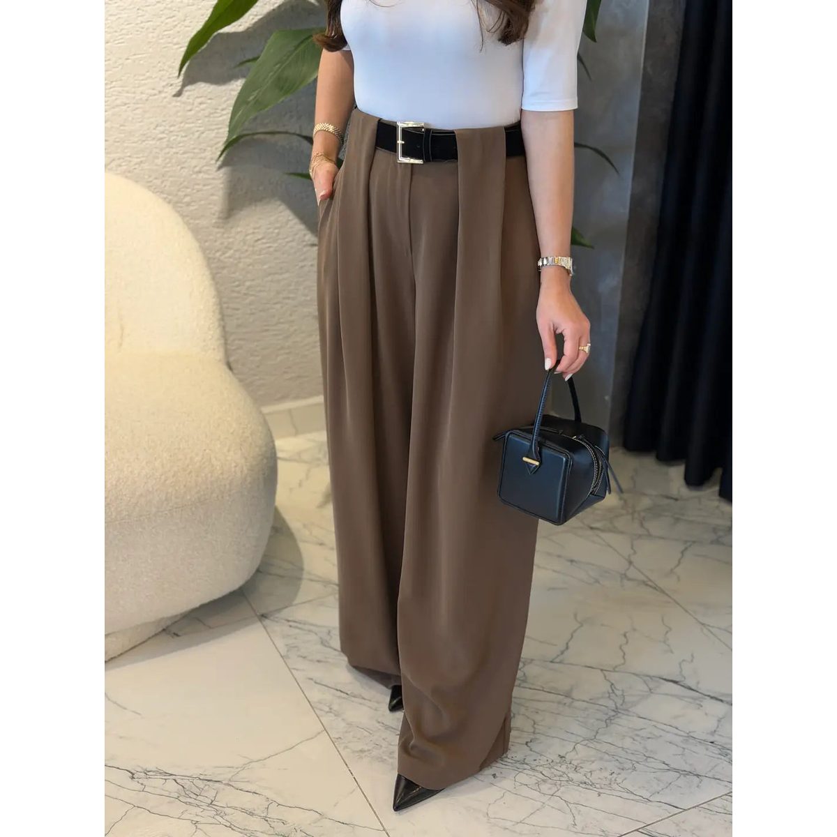 بنطلون Classic Pleated Elegance 3
