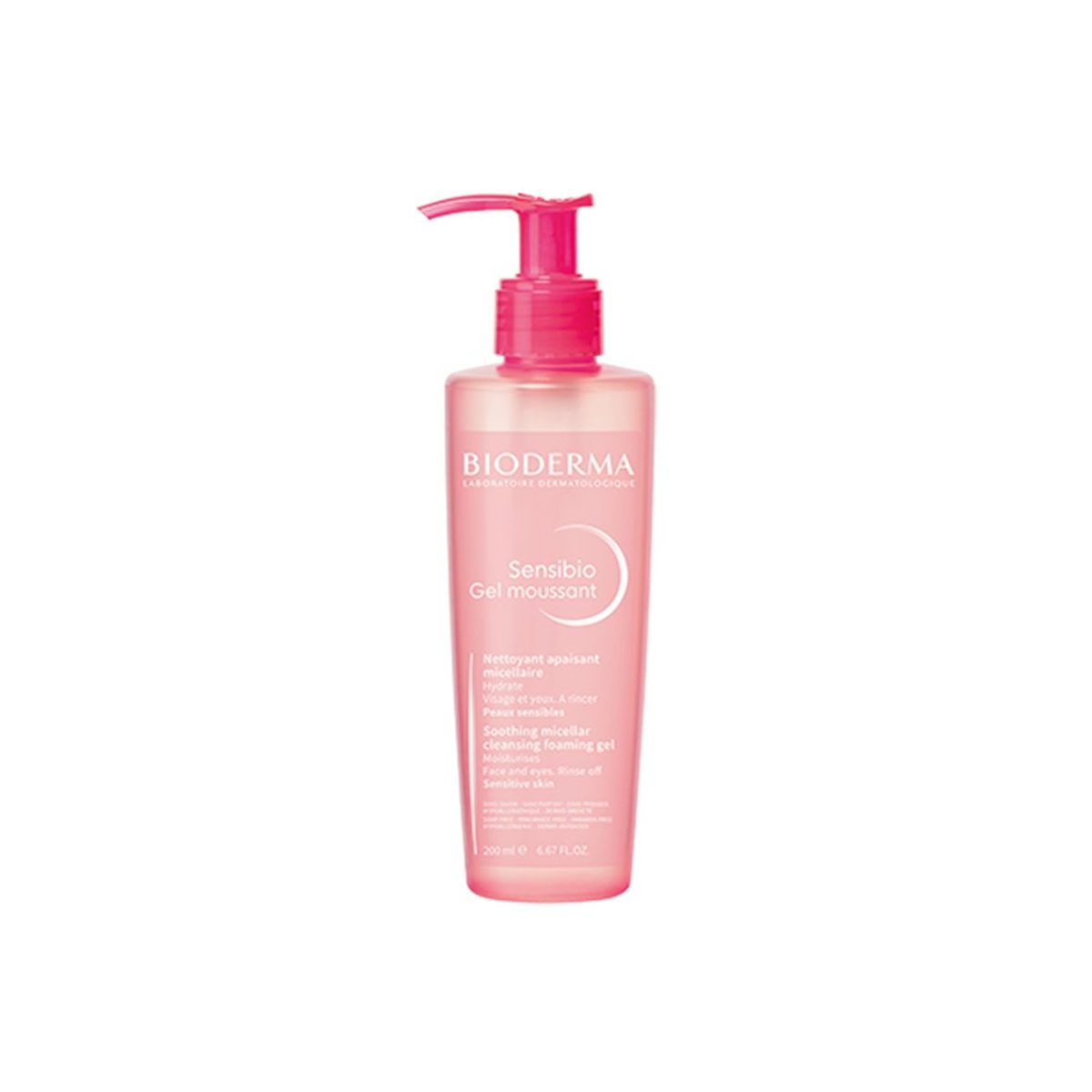 Bioderma Sensibio Gel Moussant | غسول بيوديرما الوردي