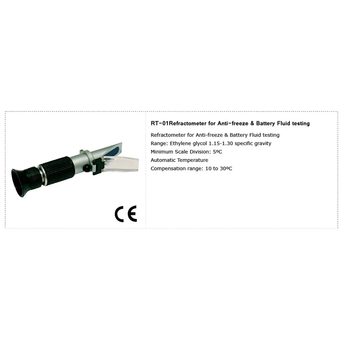 CEM RT-01 Anti-freeze &amp; Battery Fluid Testing Refractometer- 2