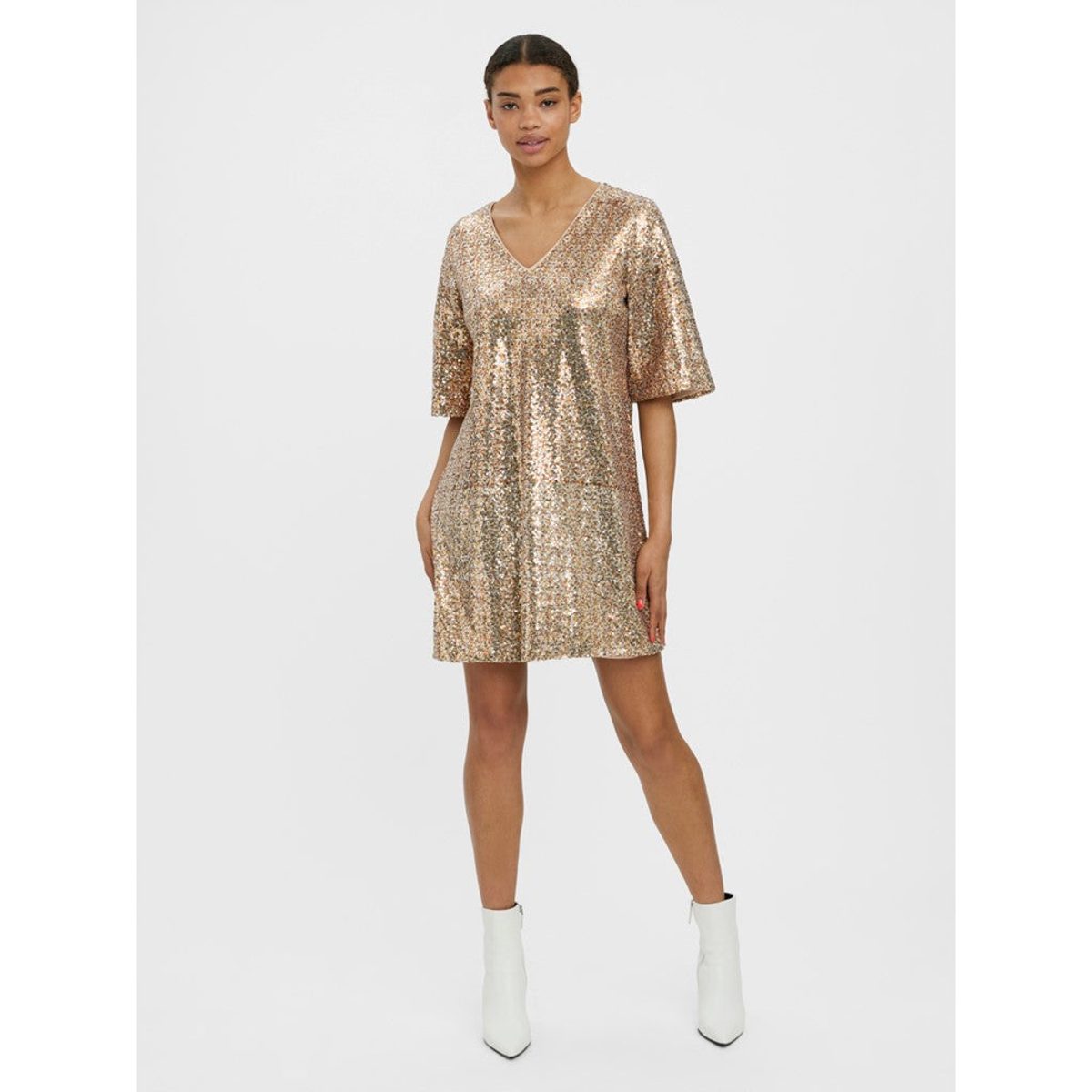 SEQUINED SHORT DRESS 3