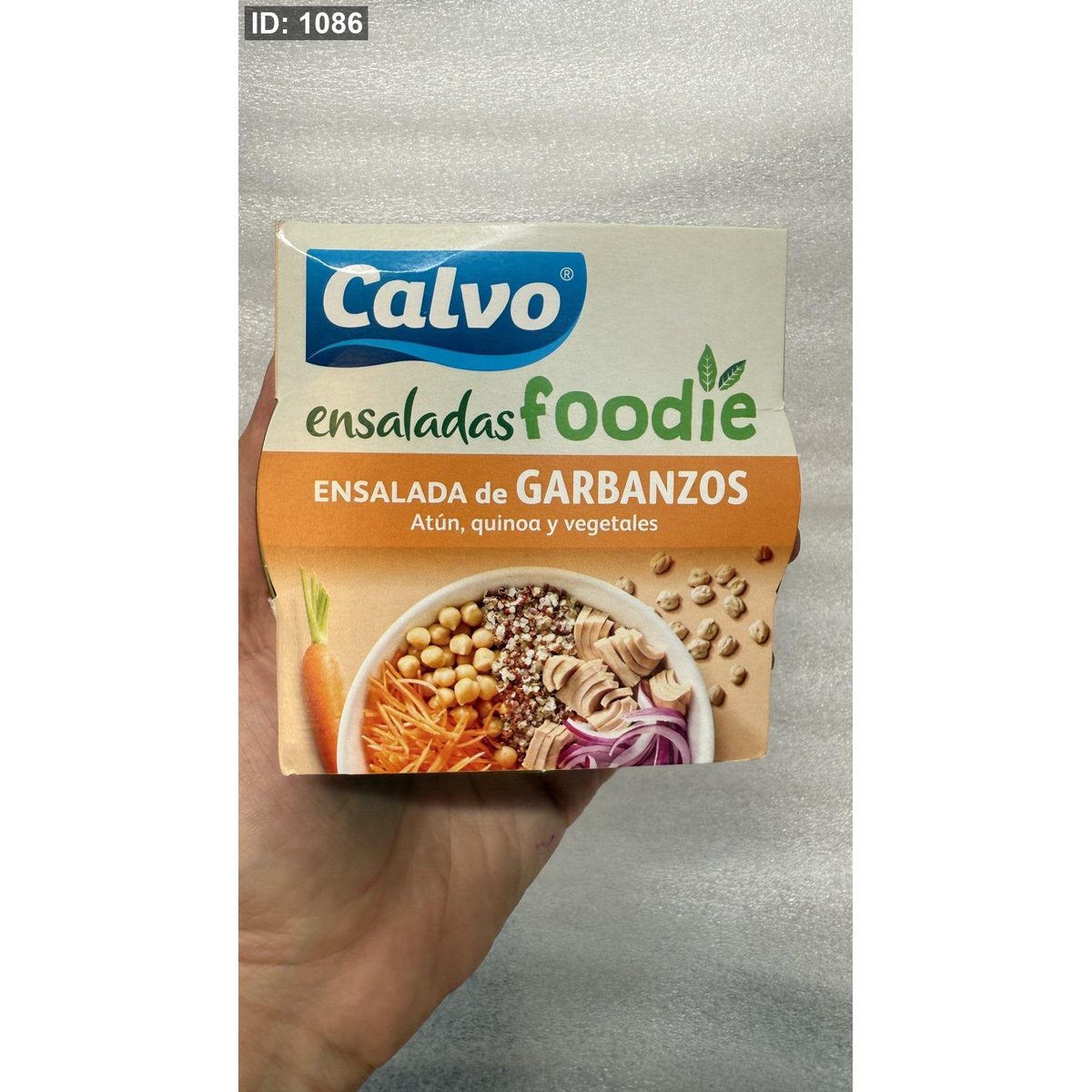 تونا مع سلطة الكينوا calvo غني بالبروتينات و الاوميغا 3 وزن العلبة 190 غرام