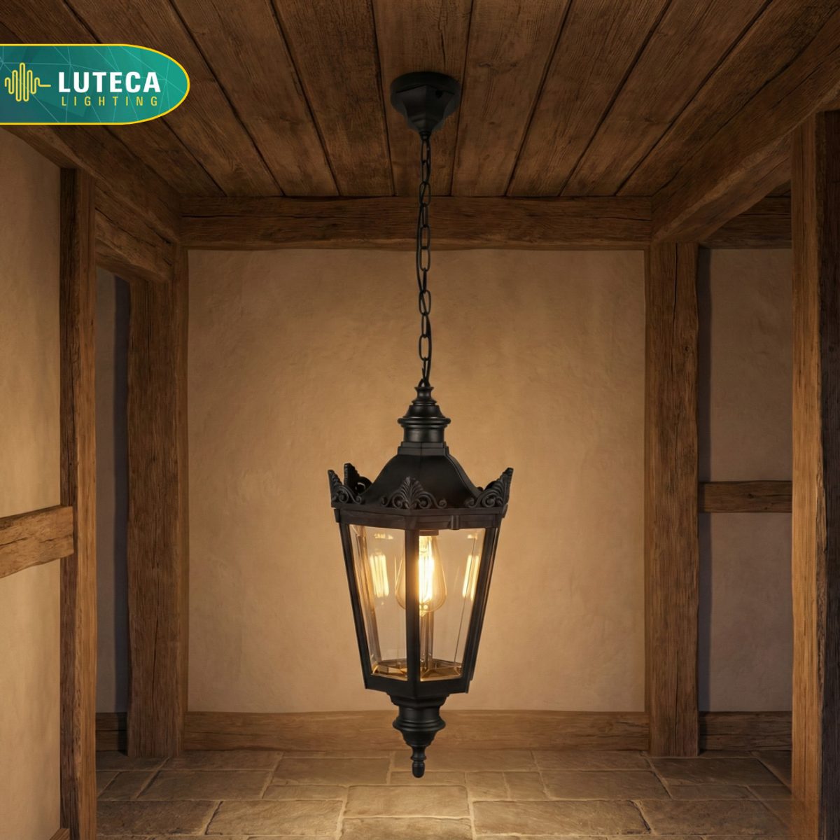فانوس تعليق اسود LUTECA 6500-003 3