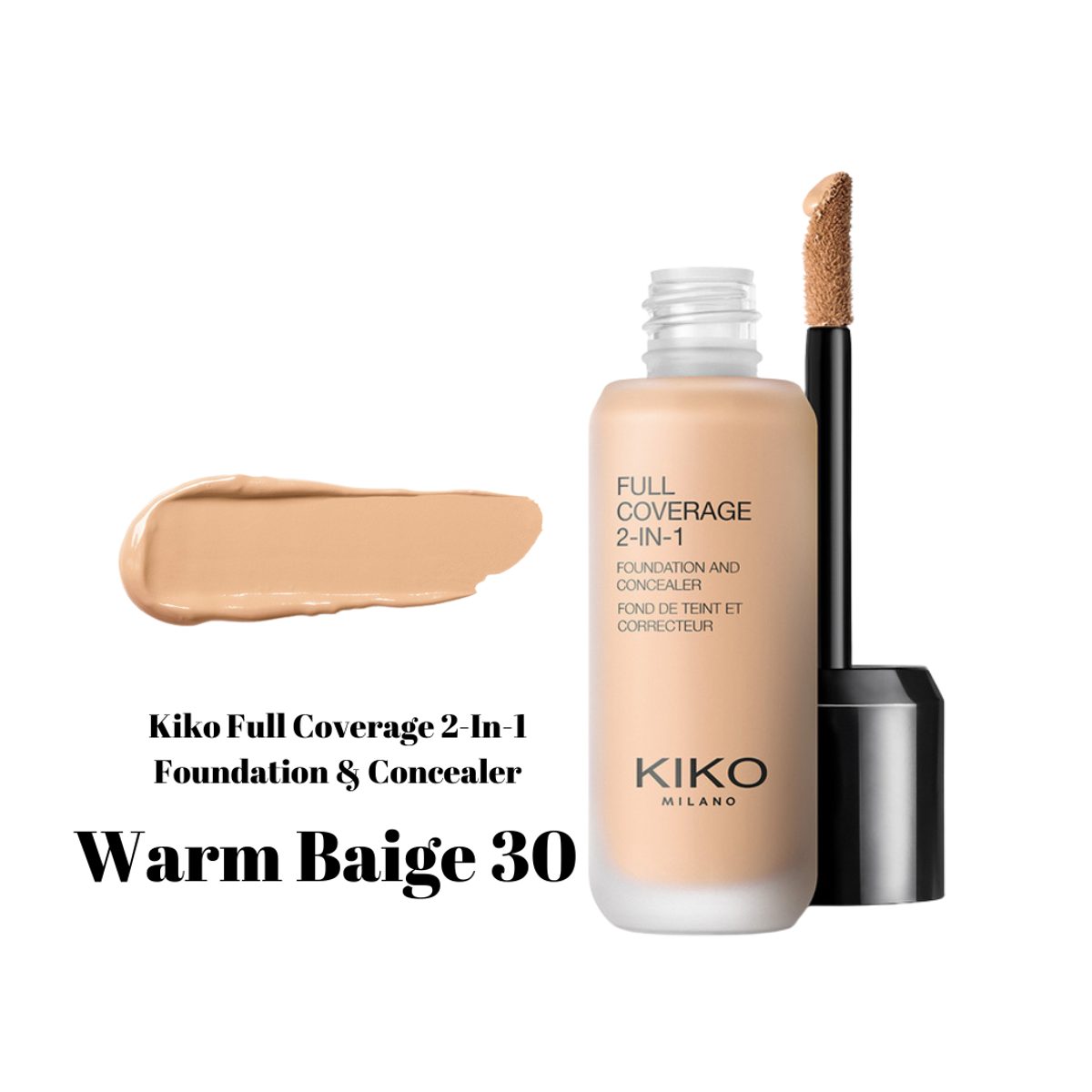 Kiko Full Coverage 2-In-1 Foundation & Concealer 4