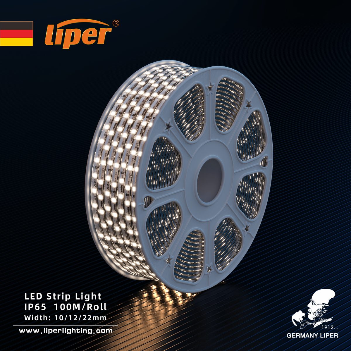 حبل مبسط لد LIPER RETA 7W 120LED 220V 8MM 4000K