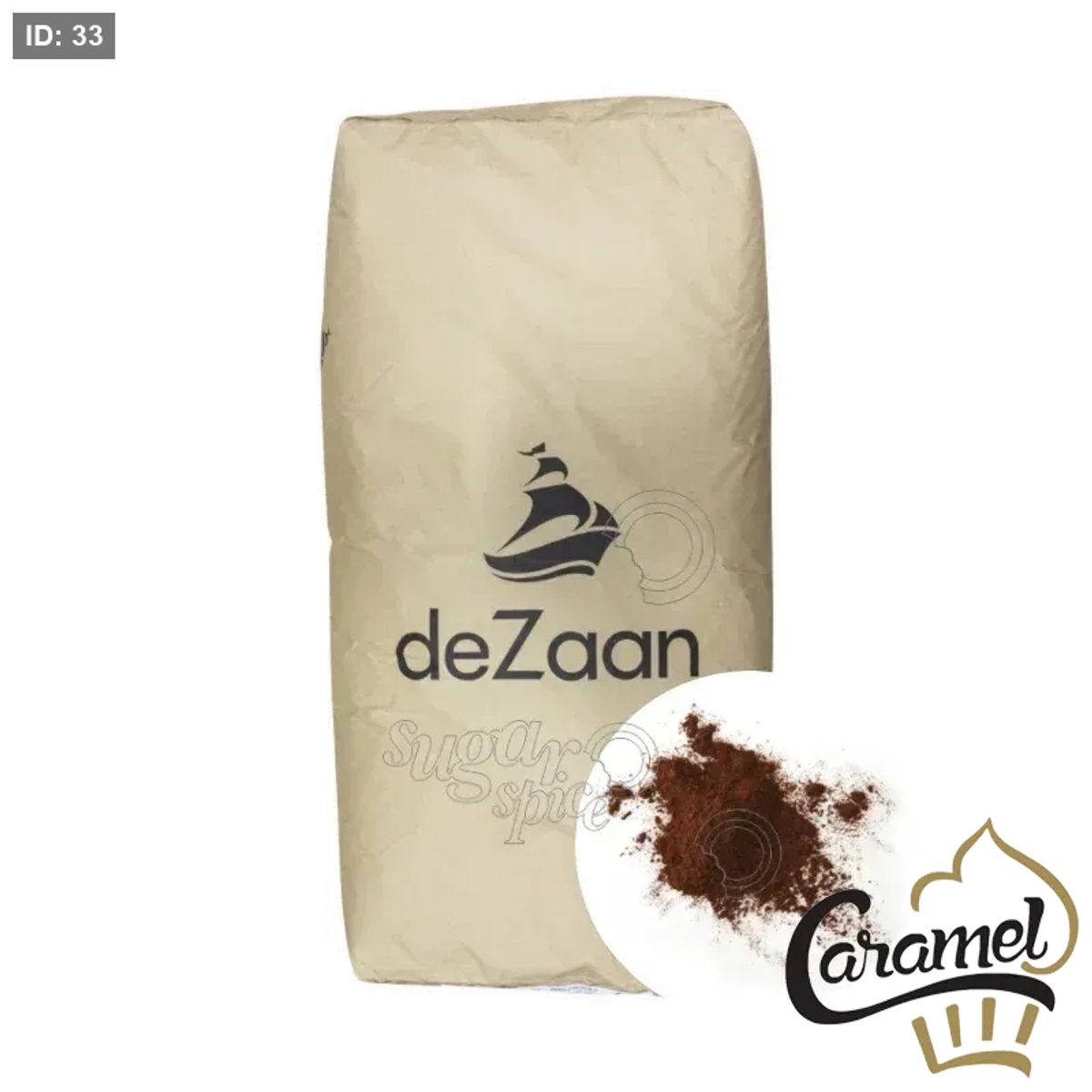 بودرة الكاكاو الخام الهولندي Dezaan غامق بنسبة تركيز 20-22 %