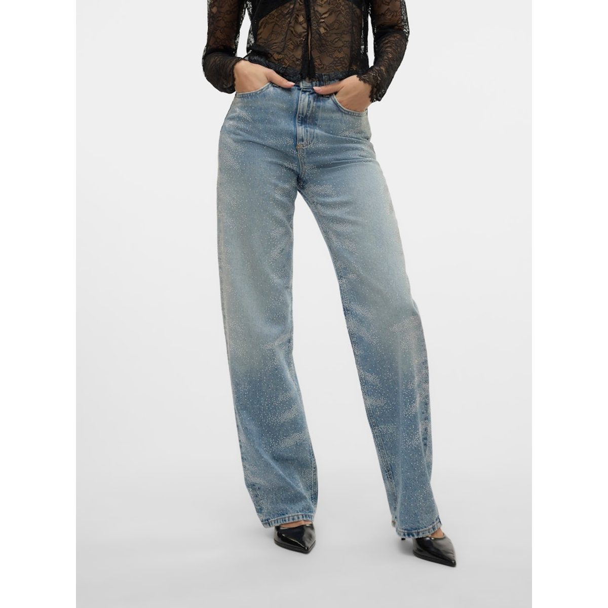 TESSA HIGH RISE WIDE RHINE JEANS 4