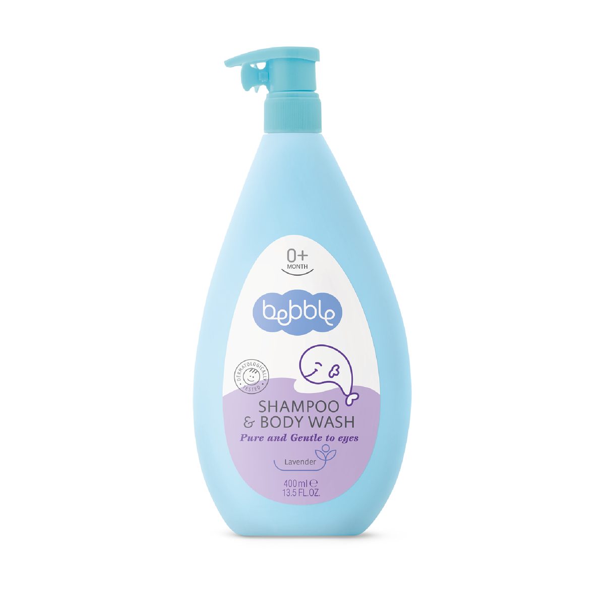 Bebble Shampoo & Body Wash Lavender 400ml