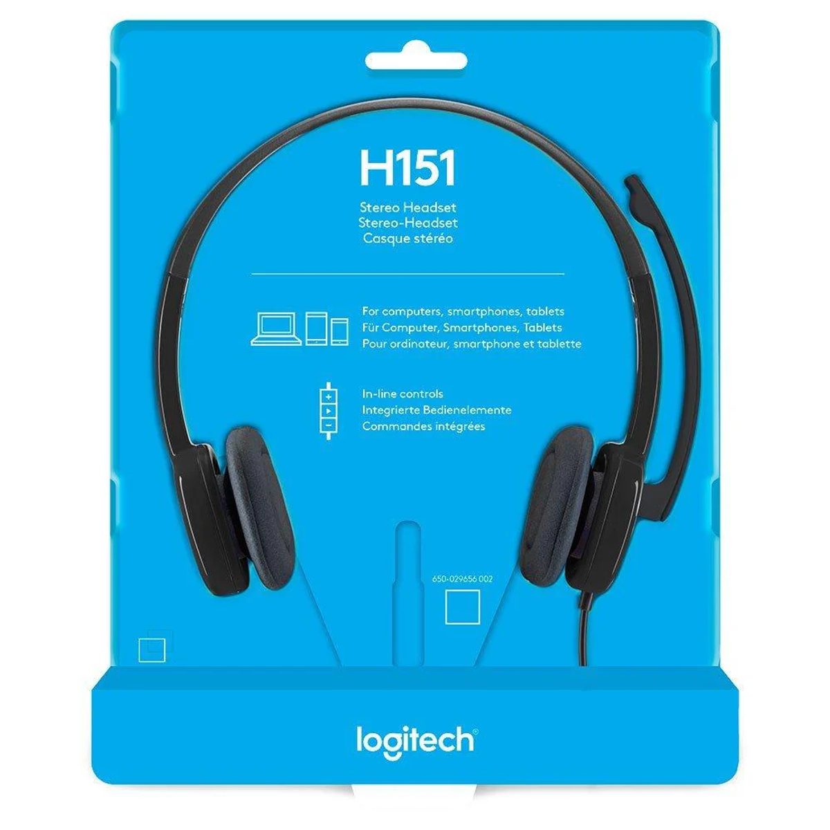 Logitech H151 Stereo Headset with Noise-Cancelling Mic