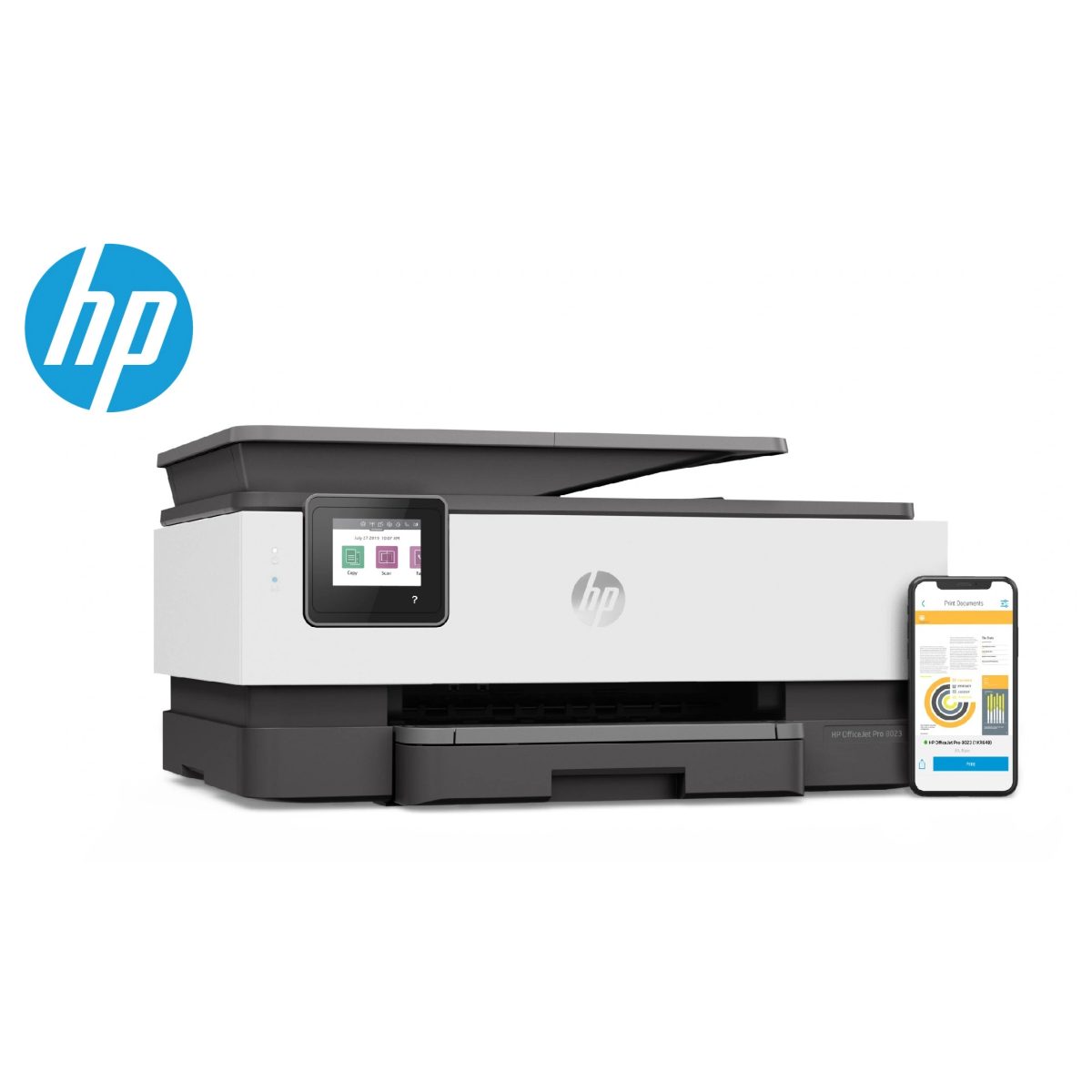 HP OfficeJet Pro 8023 All-in-One (1KR64B)- طابعة ملونة 2
