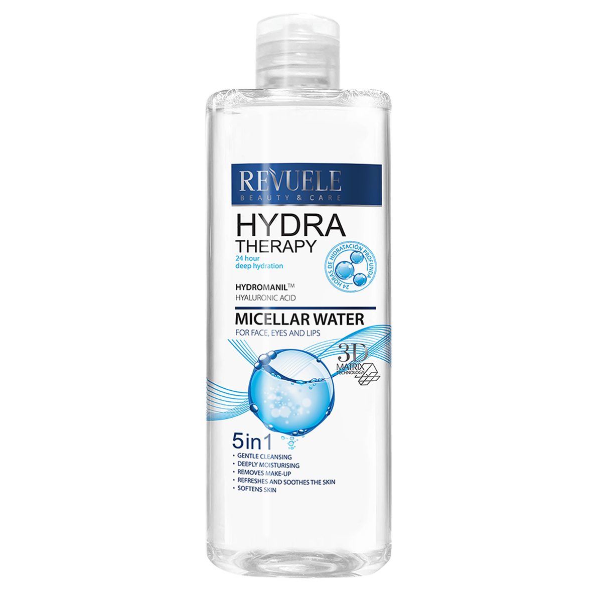 REVUELE HYDRA THERAPY Intense Moisturising Micellar Water-400ml