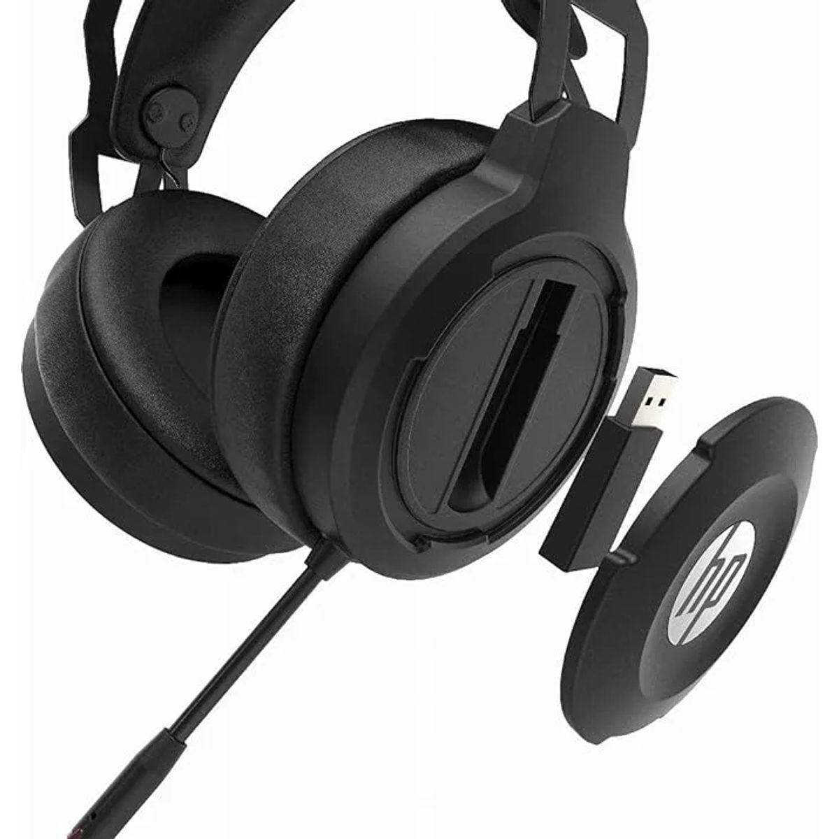 HP X1000 Wireless Gaming Headset, with USB DONGLE (7HC43AA) سماعة وايرلس جيمنج 4