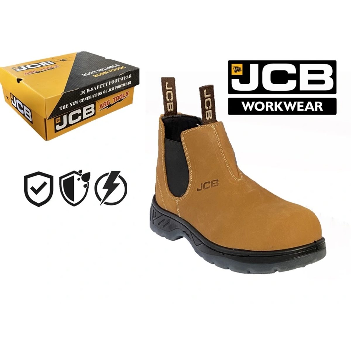 JCB-حذاء عمل بوز عظم