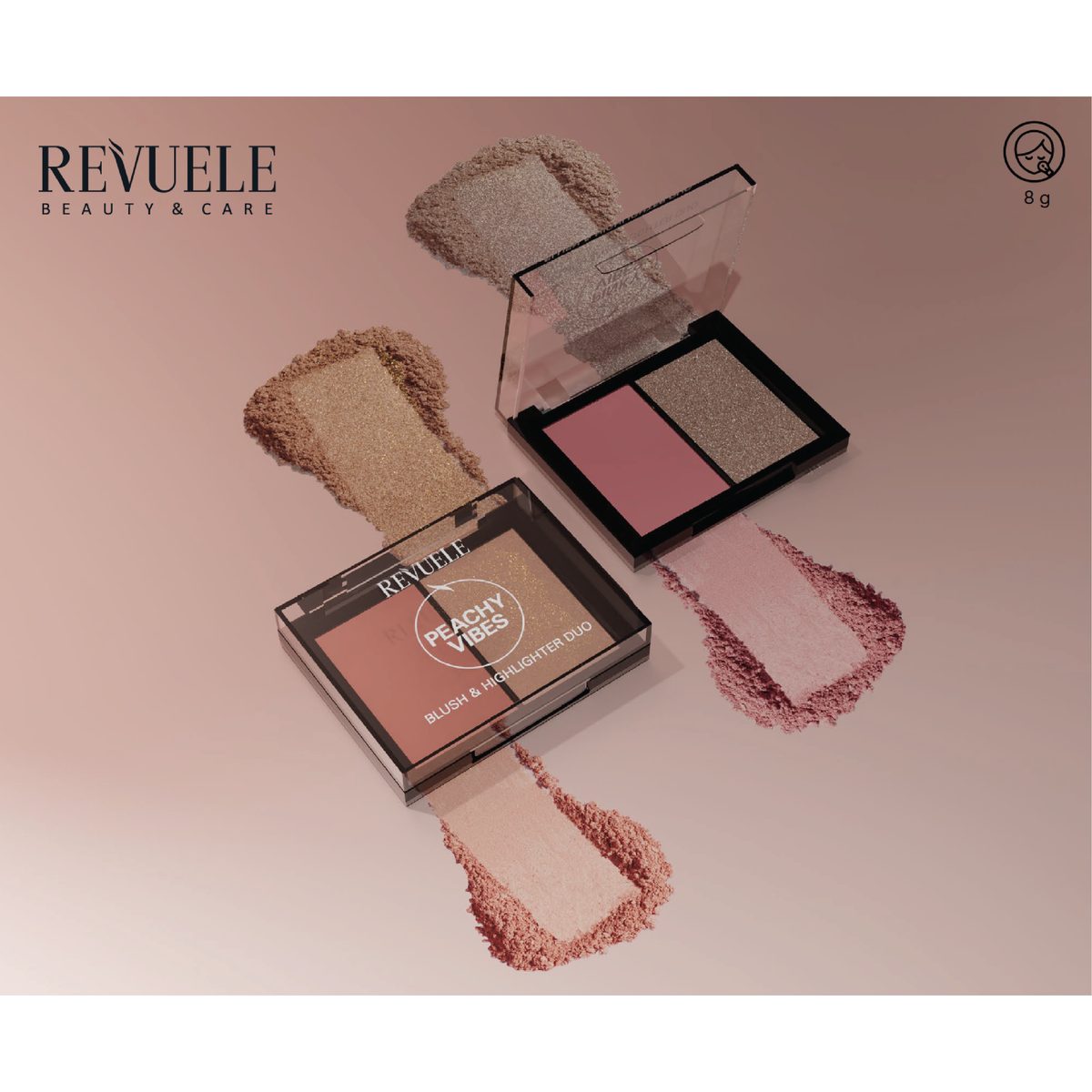Revuele Blush & Highlighter DUO 2
